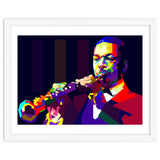 John Coltrane Jazz Musician Pop Art WPAP thumbnail