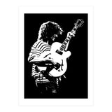 Pat Metheny American Jazz Musician in Monochrome (Print Only) thumbnail