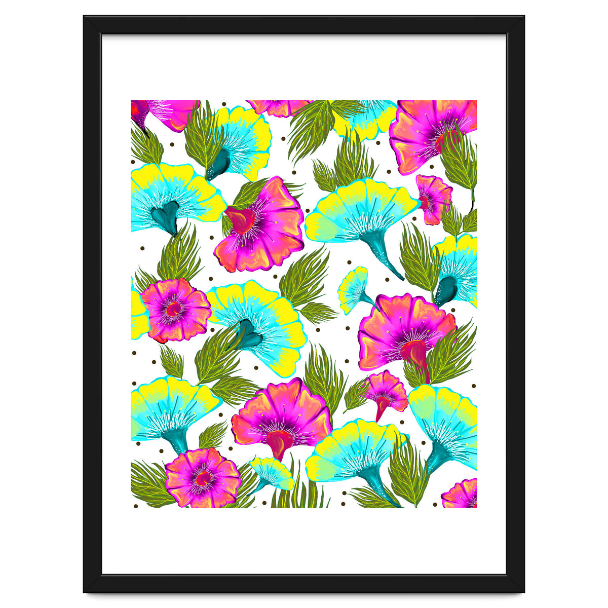 Ecstatic Floral #society6 #decor #buyart
