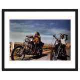 DENNIS HOPPER and PETER FONDA in EASY RIDER (1969), directed by DENNIS HOPPER. thumbnail