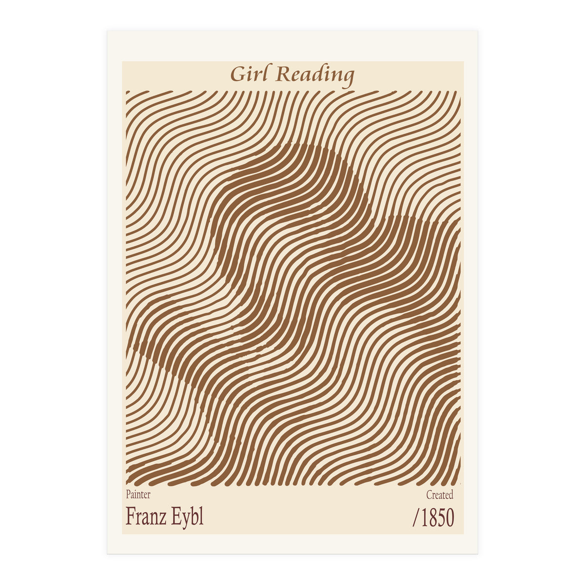 Girl Reading – Franz Eybl (1850) (Print Only)