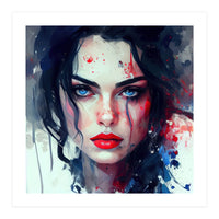 Watercolor Modern Snow White (Print Only)