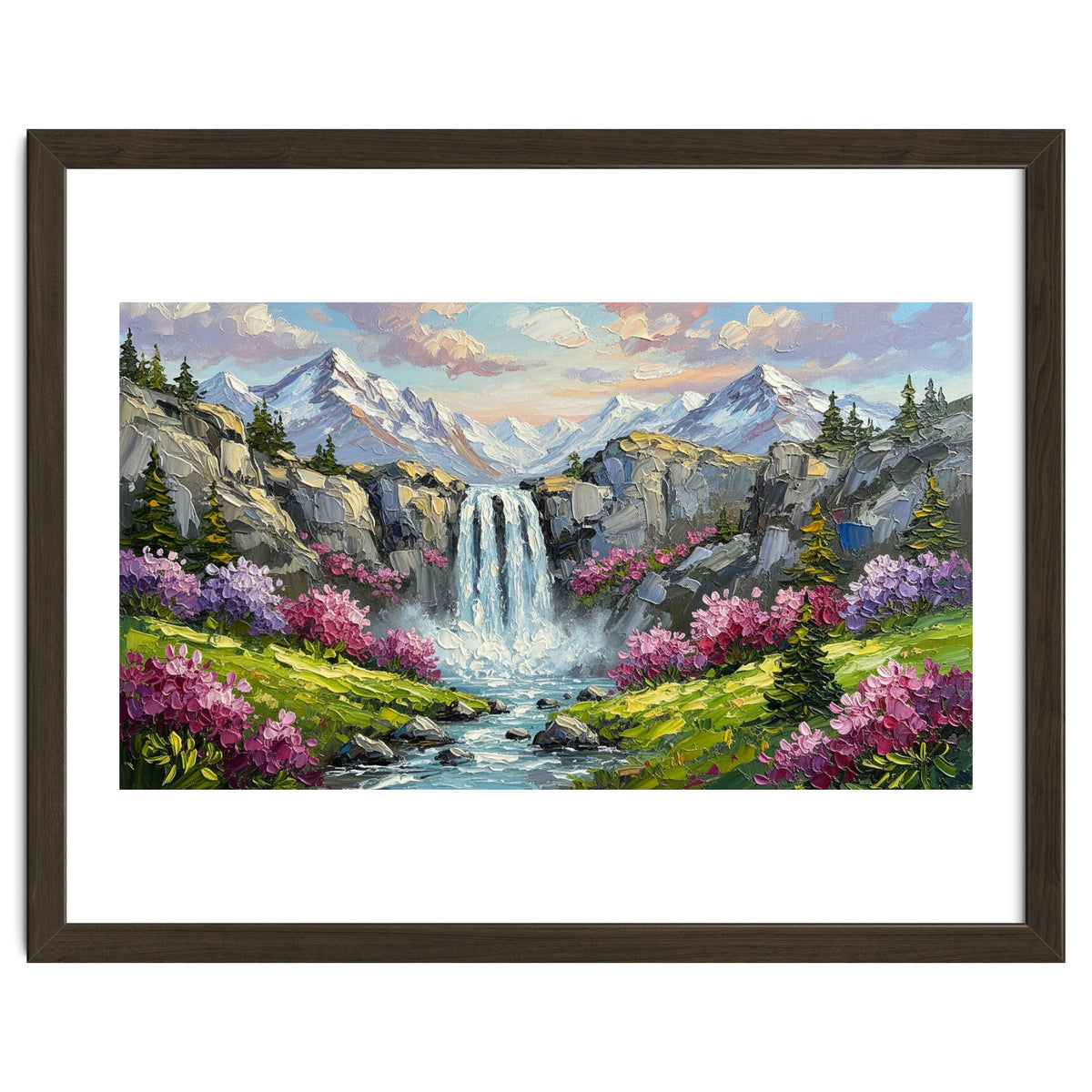 Alpine Waterfall Serenade
