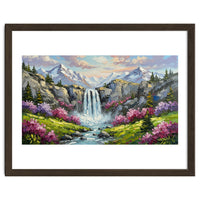 Alpine Waterfall Serenade