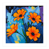 Orange Flowers (Print Only) thumbnail