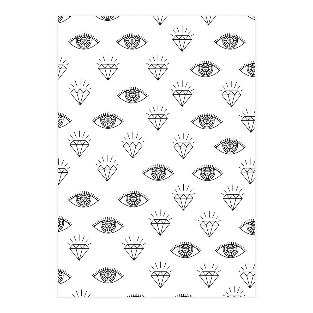 Diamond Eyes #society6 #decor #buyart  (Print Only)