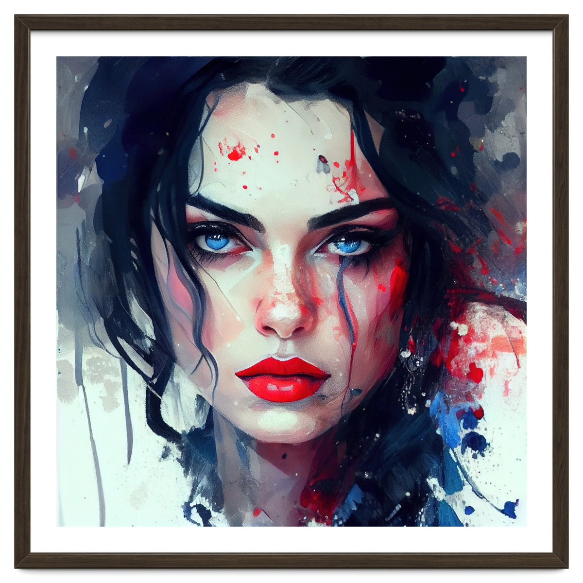 Watercolor Modern Snow White
