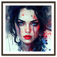 Watercolor Modern Snow White