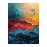 Abstract Textured Mountain Landscape (Print Only) thumbnail
