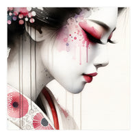 Petal Drift Modern Geisha (Print Only)