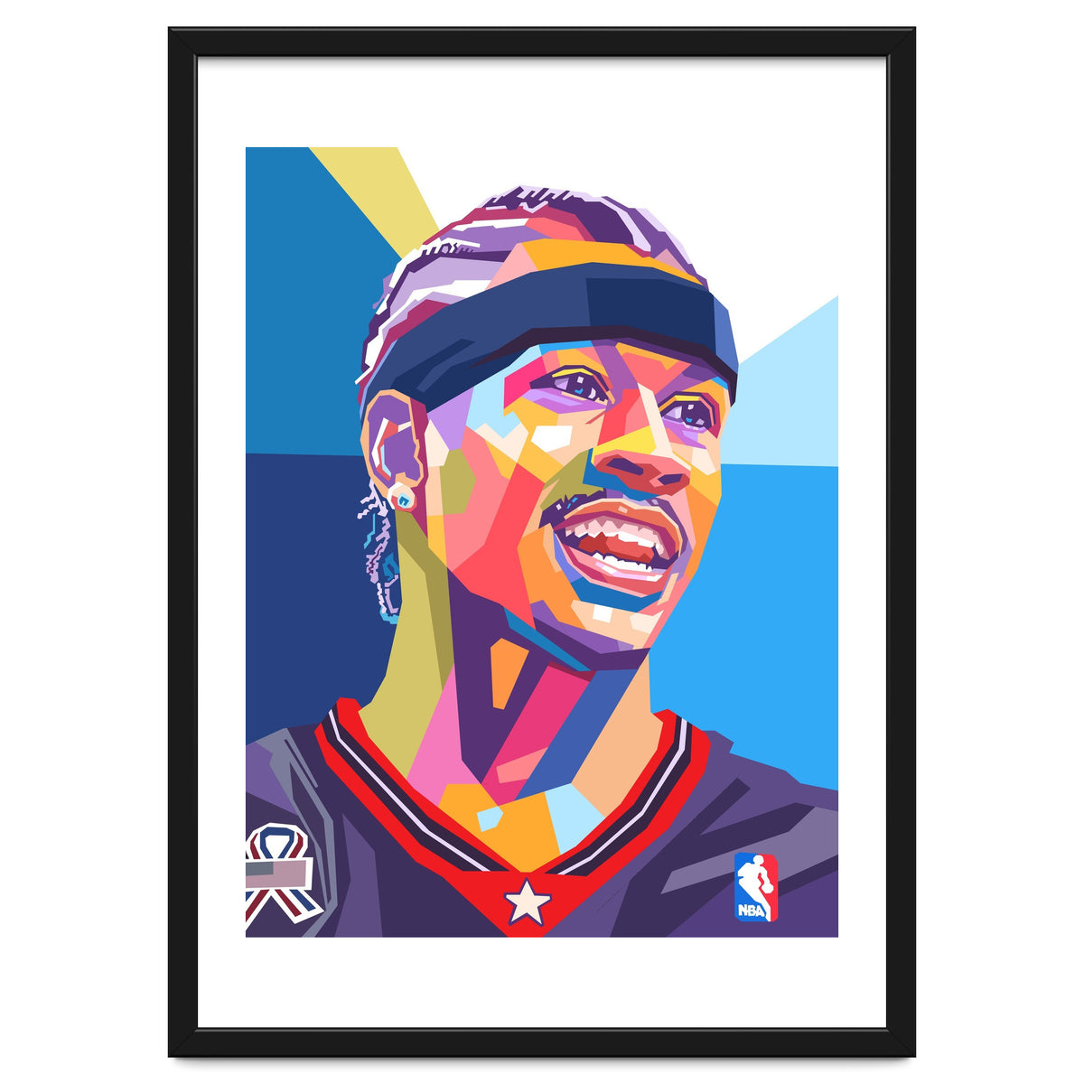 Allen Iverson pop art