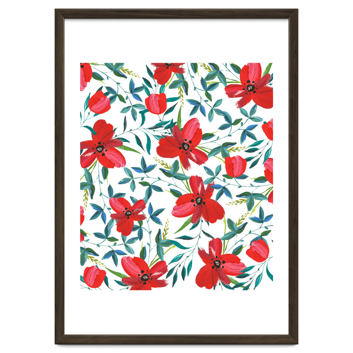 Red Blossom #society6 #decor #buyart