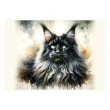 Majestic Long Haired Cat Portrait (Print Only) thumbnail