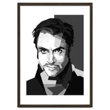 Simon Le Bon British Singer Black Illustration thumbnail