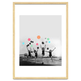 Vintage Women Black & White Photography Balloons Freedom Feminism Women's Rights Individuality thumbnail