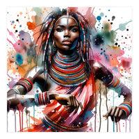 Beaded Majesty Dancer Portrait (Print Only)