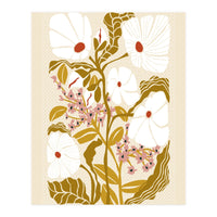 Klimt Flowers Earthy Colors (Print Only)