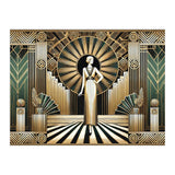Golden Twenties Flair In Art Deco (Print Only) thumbnail