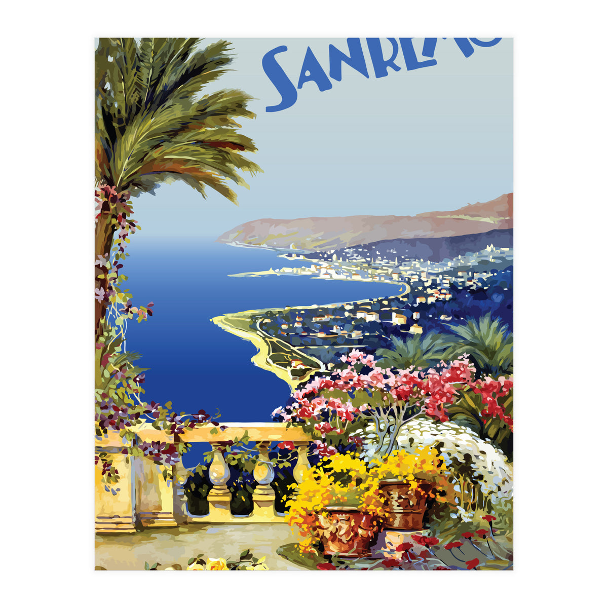 Sanremo Riviera, Italy (Print Only)