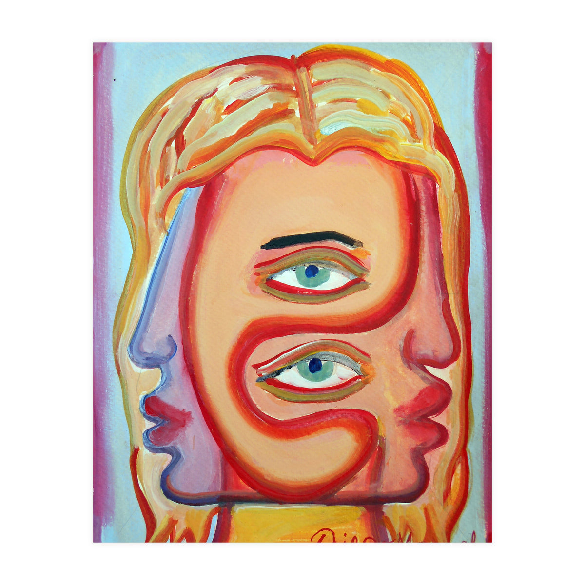 Cabeza De Mujer 10 (Print Only)