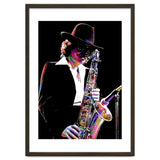 Gato Barbieri  Argentine Jazz Saxophonist Colorful Art thumbnail