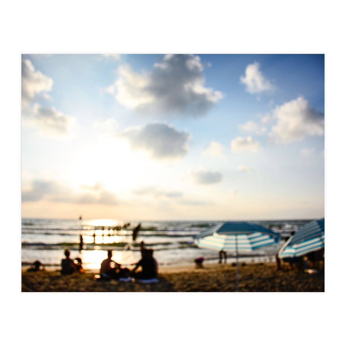 Late afternoon at the beach (Print Only)