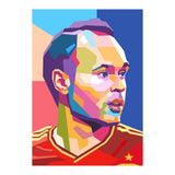 Iniesta pop art portrait (Print Only) thumbnail