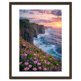 Coastal Sunset Wildflowers: Dramatic Ocean Cliffs and Floral Meadow thumbnail