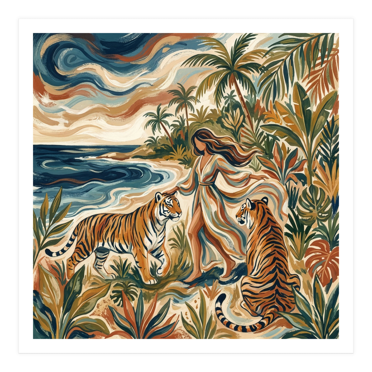 Roaming With Tigers (Print Only)
