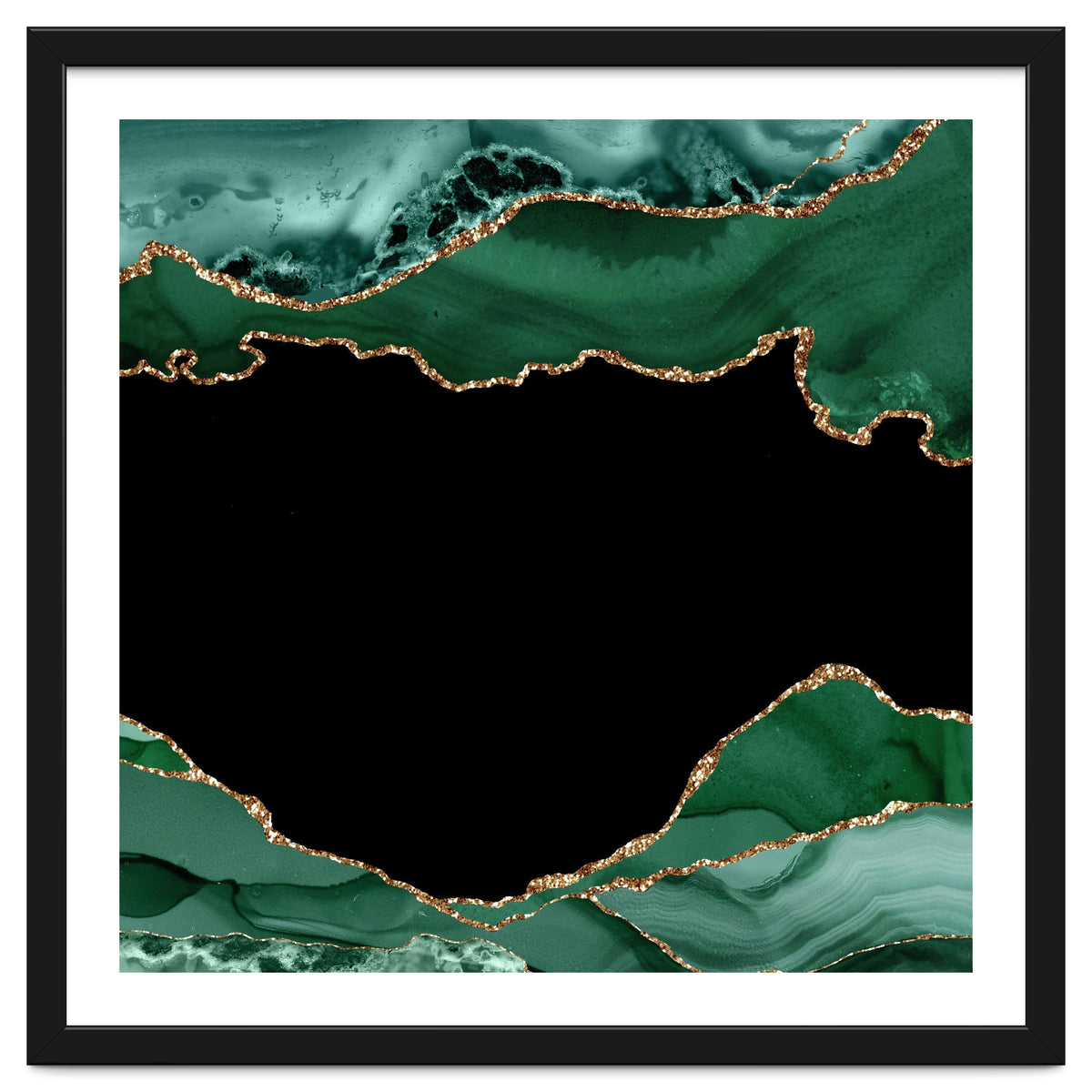 Emerald & Gold Agate Texture 03