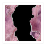 Mauve & Silver Agate Texture 02  (Print Only) thumbnail