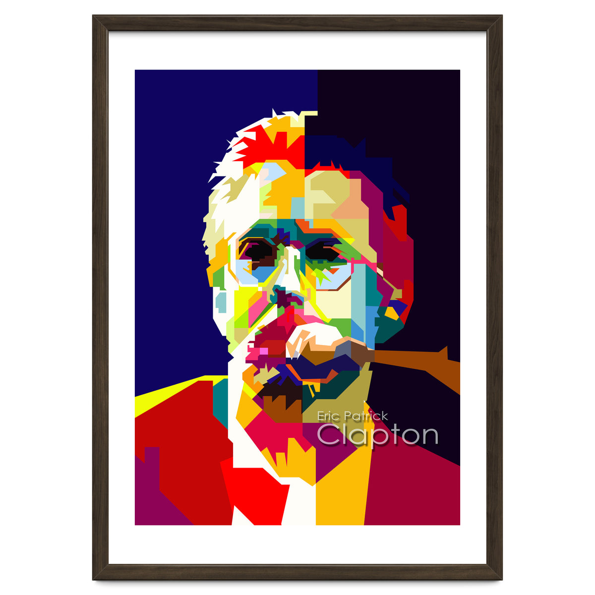 Eric Clapton English Blues Guitarist And Singer Pop Art WPAP