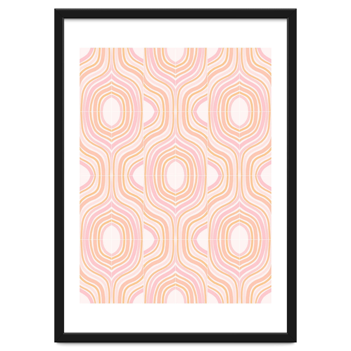 Peachy Marbled Tiles