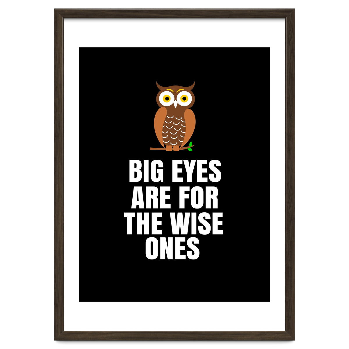 Big Eyes Are For The Wise Ones