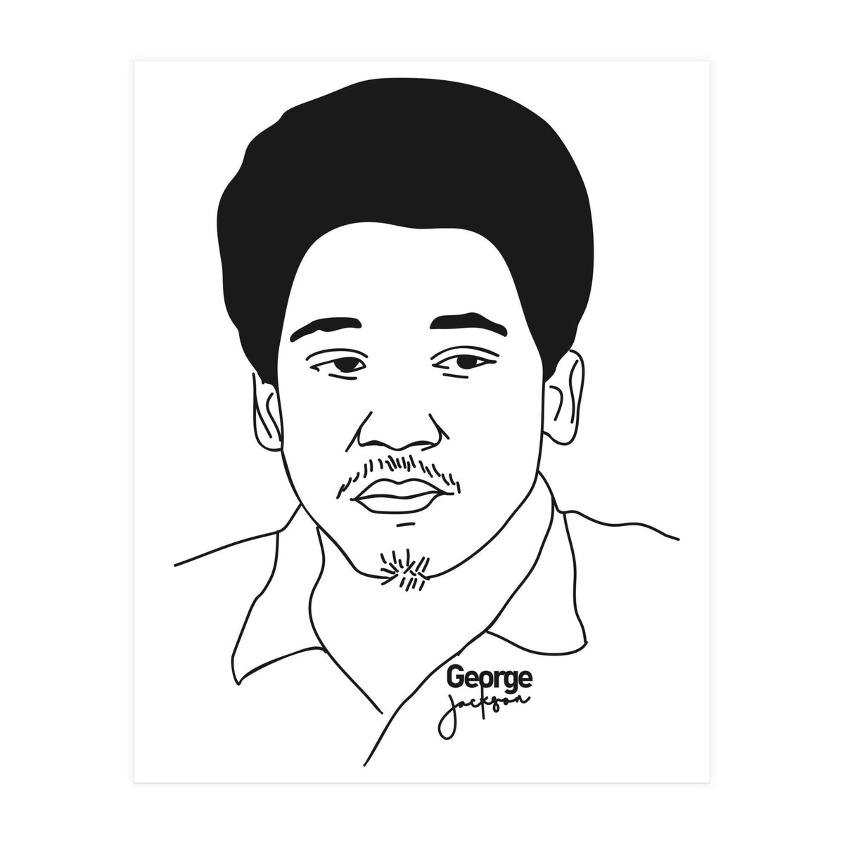 George Jackson Activist (Print Only)