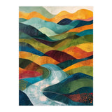 Abstract Rolling Hills Landscape (Print Only) thumbnail