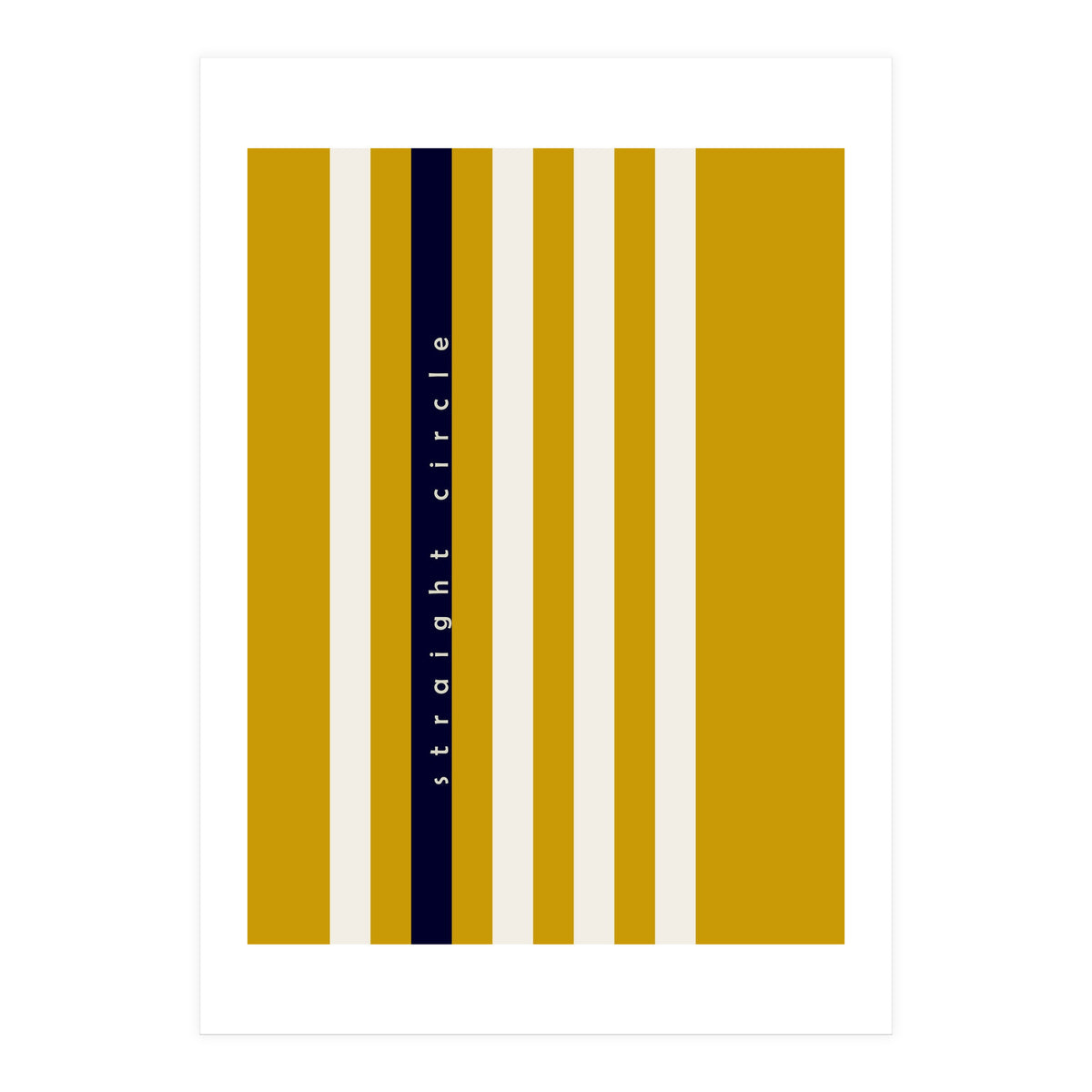 expectant iteration straight circle (Print Only)