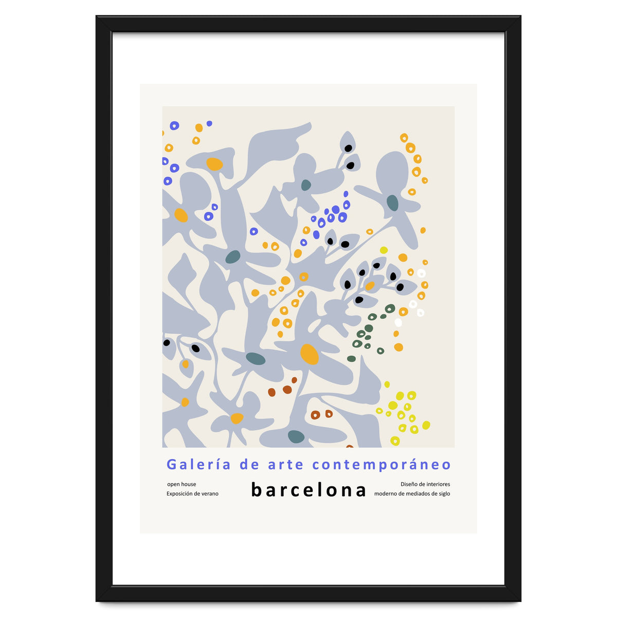 Contemporary art gallery Barcelona design and interior