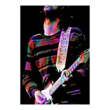 Eric Clapton American Rock and Blues Guitarist in Colorful (Print Only) thumbnail