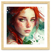 Watercolor Little Mermaid