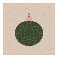 Christmas globe with snowflakes (Print Only)