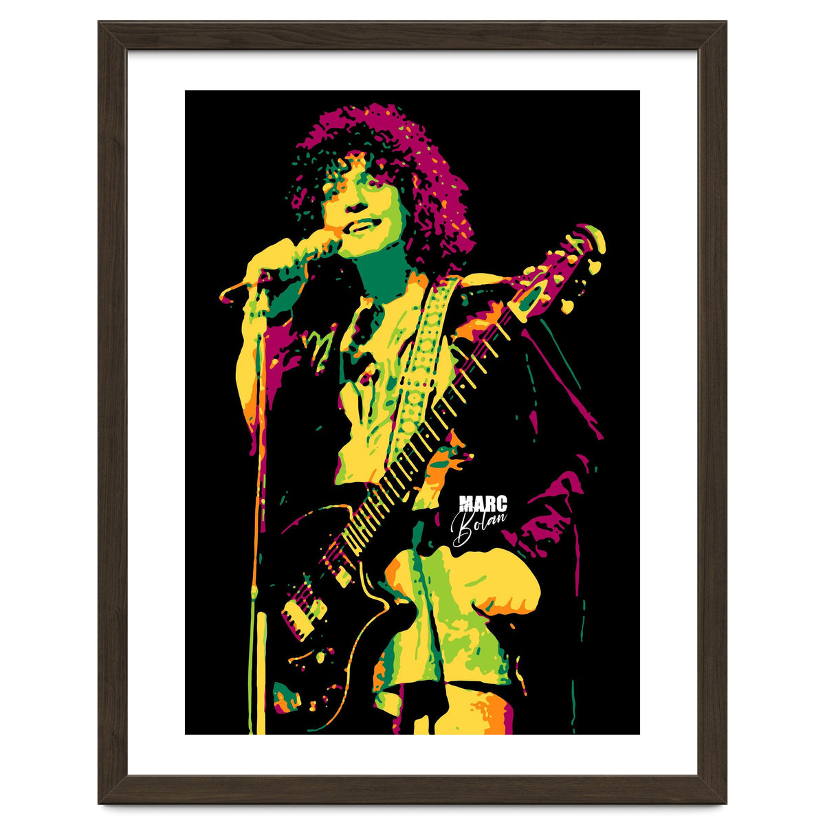 Marc Bolan Musician Legend in Pop Art