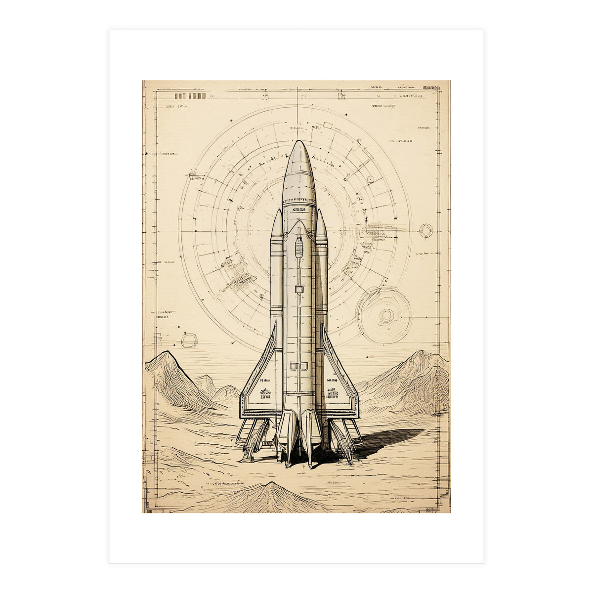 Back To The Moon 014 (Print Only)