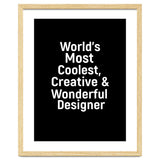 World's most coolest, creative and wonderful designer thumbnail