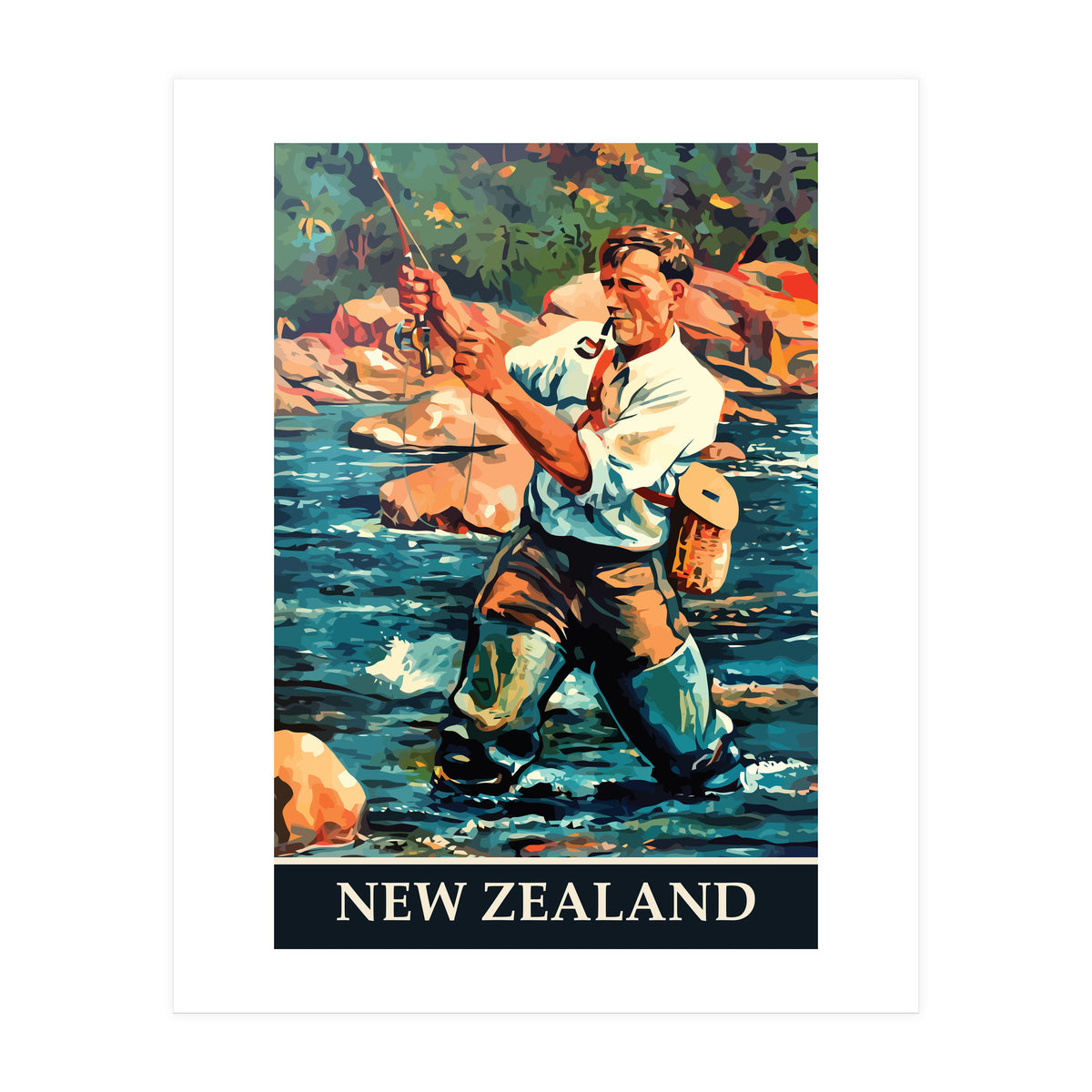 New Zealand Fishing (Print Only)