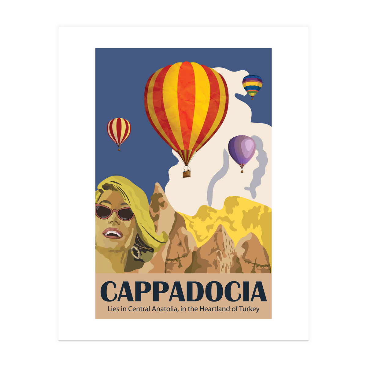 Cappadocia, Hot Air Balloons (Print Only)