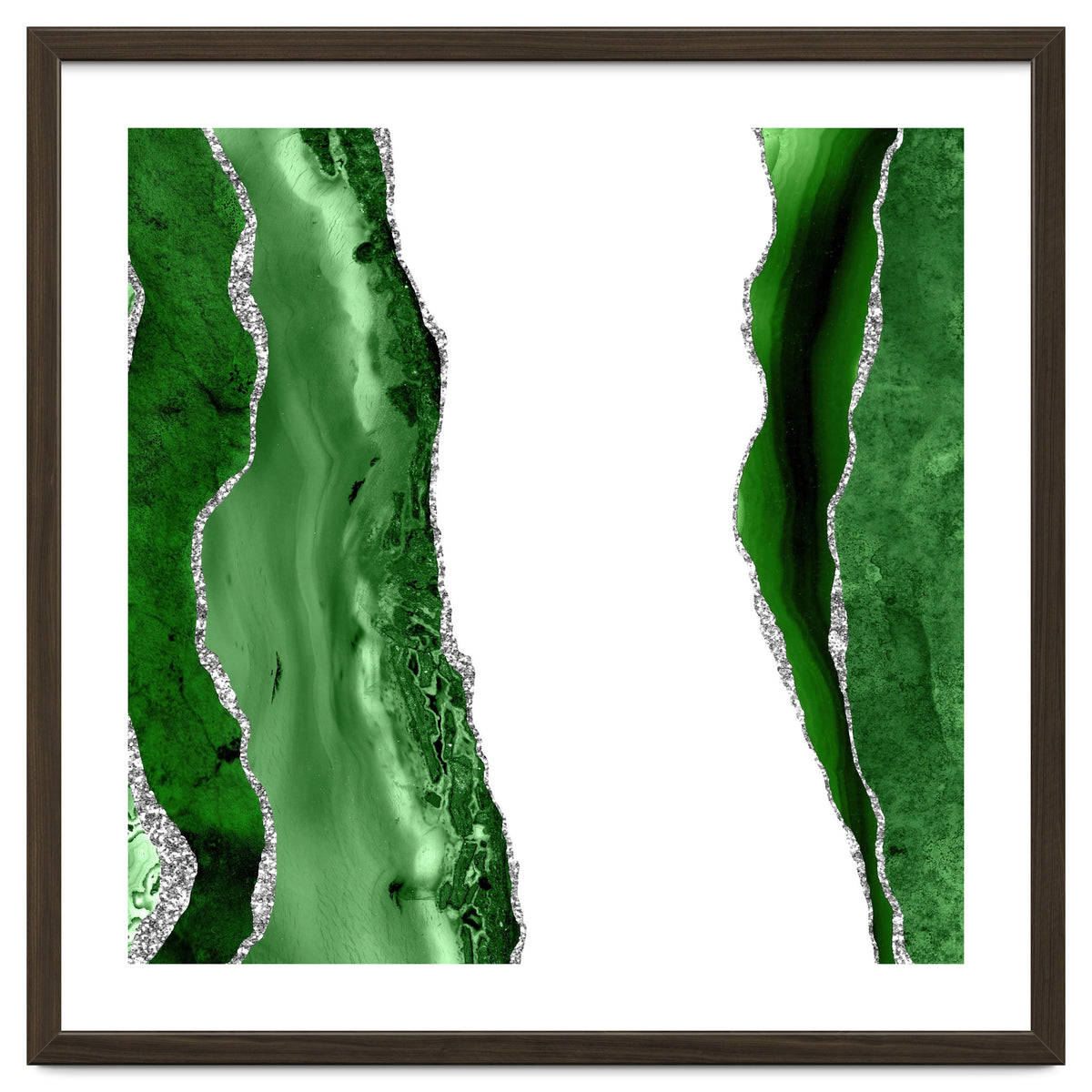 Green & Silver Agate Texture 14