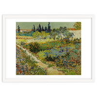 Vincent van Gogh – Garden at Arles | Vibrant Post-Impressionist Wall Art