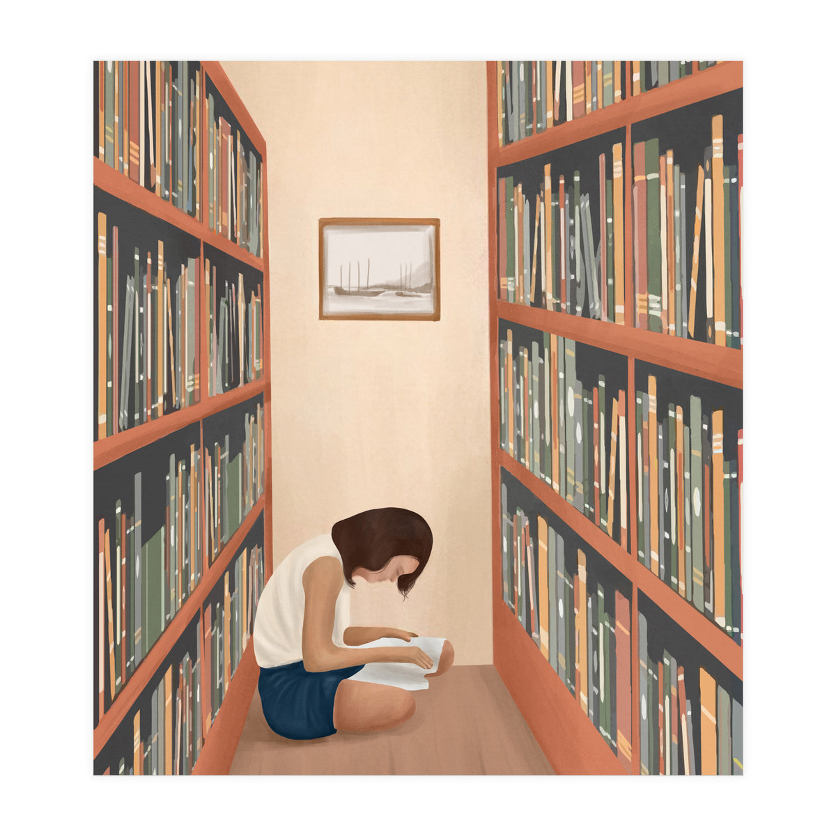 Getting Lost In A Book (Print Only)