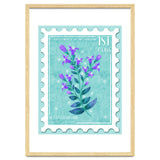 The Buckinghamshire Chiltern Gentian Postage Stamp thumbnail